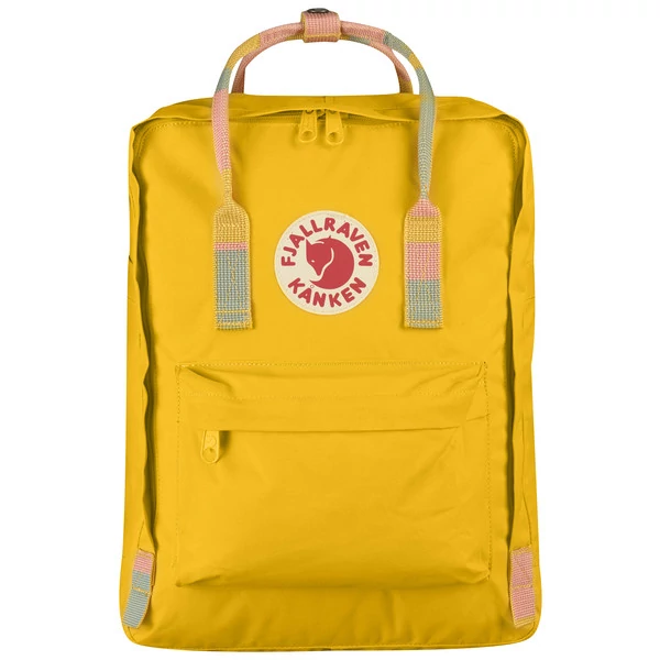 FJÄLLRÄVEN KÄNKEN HÁTIZSÁK 16L WARM YELLOW-RANDBOM BLOCKED