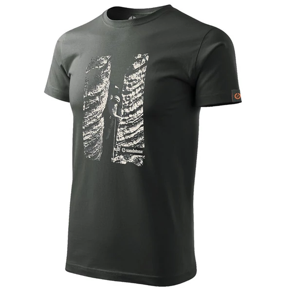 SANDSTONE MEN'S HERITAGE T-SHIRT CHIMNEY EBONY GREY