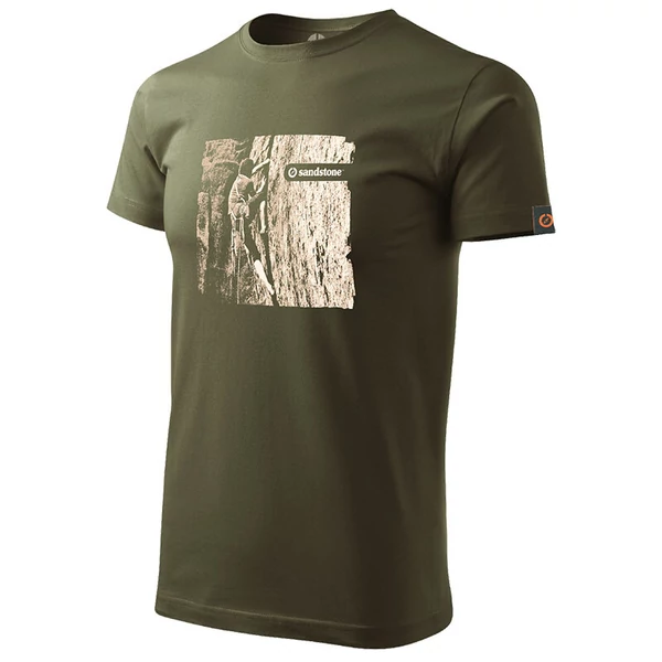 SANDSTONE MEN'S HERITAGE T-SHIRT CRACK OLIVE