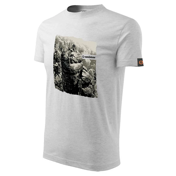 SANDSTONE MEN'S HERITAGE T-SHIRT SUMMIT LIGHT HEATER