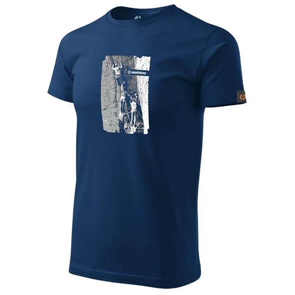 SANDSTONE MEN'S HERITAGE T-SHIRT TEAMWORK NIGHT BLUE